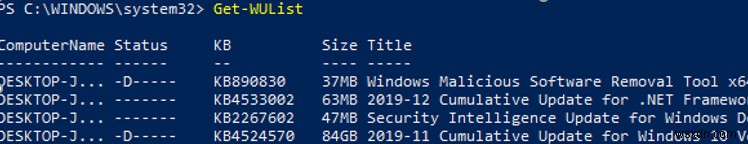 PSWindowsUpdate PowerShell मॉड्यूल के साथ Windows अद्यतन प्रबंधित करें 