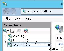Windows Server 2016/2012 R2 में दूरस्थ IIS प्रबंधन 