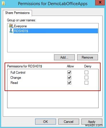 Windows Server 2012 R2 / 2016 RDS पर उपयोगकर्ता प्रोफ़ाइल डिस्क 