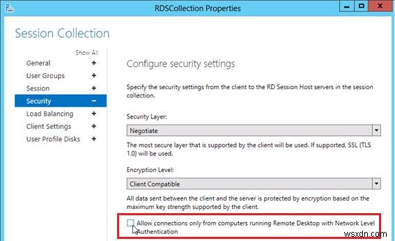 Windows XP Windows 10 / Server 2012R2/2016 RDS के लिए RDP नहीं कर सकता 