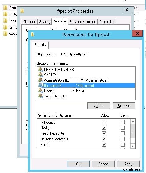 Windows Server 2016/2012 R2 पर उपयोगकर्ता अलगाव के साथ FTP सर्वर को कॉन्फ़िगर करना 