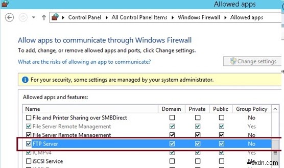 Windows Server 2016/2012 R2 पर उपयोगकर्ता अलगाव के साथ FTP सर्वर को कॉन्फ़िगर करना 