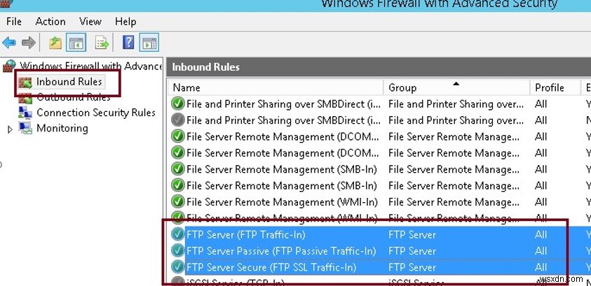 Windows Server 2016/2012 R2 पर उपयोगकर्ता अलगाव के साथ FTP सर्वर को कॉन्फ़िगर करना 