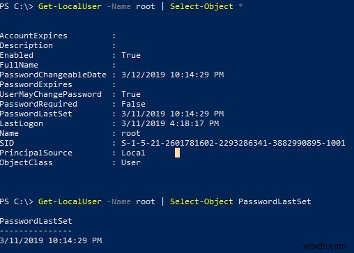 PowerShell के साथ स्थानीय उपयोगकर्ता और समूह प्रबंधित करना 