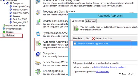 WSUS अपडेट को कैसे स्वीकृत और अस्वीकार करें? 