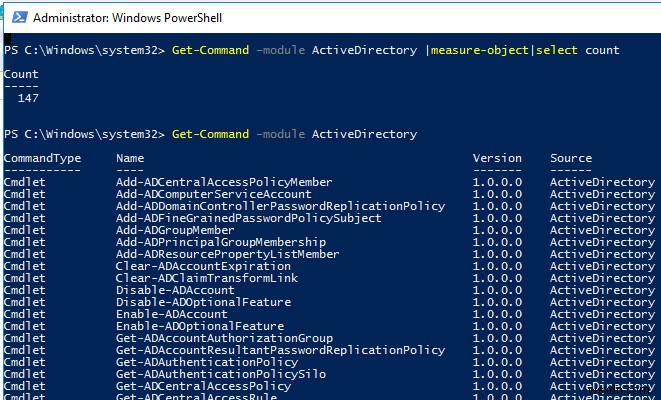 कैसे स्थापित करें और PowerShell सक्रिय निर्देशिका मॉड्यूल का उपयोग करें? 