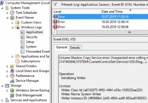 इवेंट आईडी 8193 के साथ वॉल्यूम शैडो कॉपी (वीएसएस) त्रुटि को ठीक करना 