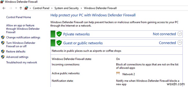 PowerShell के साथ Windows फ़ायरवॉल नियमों को कॉन्फ़िगर करना 
