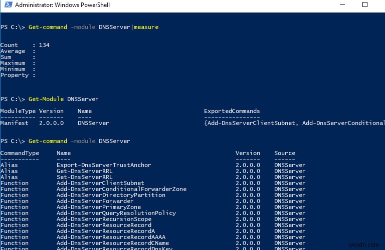 PowerShell के साथ DNS ज़ोन और रिकॉर्ड बनाएं और प्रबंधित करें 