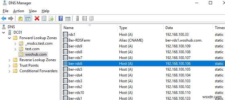 PowerShell के साथ DNS ज़ोन और रिकॉर्ड बनाएं और प्रबंधित करें 