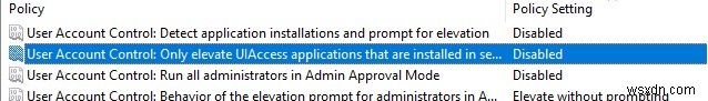 समूह नीति के साथ उपयोगकर्ता खाता नियंत्रण को अक्षम/बदलें कैसे? 
