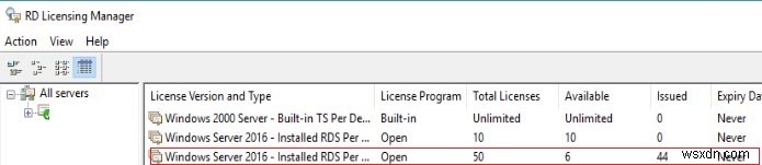 दूरस्थ सत्र डिस्कनेक्ट किया गया:कोई दूरस्थ डेस्कटॉप लाइसेंस सर्वर/क्लाइंट एक्सेस लाइसेंस उपलब्ध नहीं है 