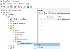 समूह नीति के साथ नेटवर्क ड्राइव (साझा फ़ोल्डर) को कैसे मैप करें? 