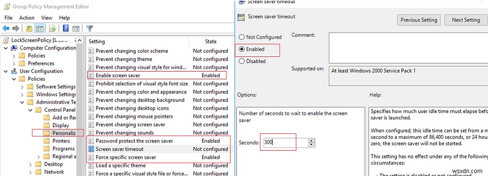GPO के माध्यम से निष्क्रियता के बाद Windows लॉक स्क्रीन सक्षम करें 