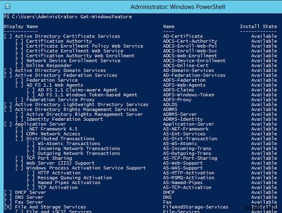 Windows Server 2012 में WinSXS फ़ोल्डर की सुरक्षित सफाई 