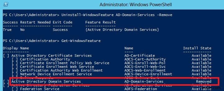 Windows Server 2012 में WinSXS फ़ोल्डर की सुरक्षित सफाई 