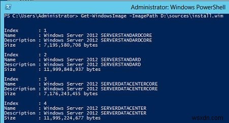 Windows Server 2012 में WinSXS फ़ोल्डर की सुरक्षित सफाई 