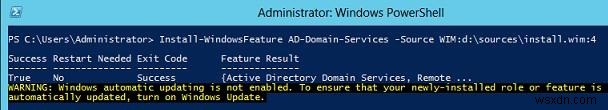 Windows Server 2012 में WinSXS फ़ोल्डर की सुरक्षित सफाई 