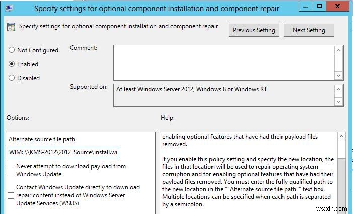 Windows Server 2012 में WinSXS फ़ोल्डर की सुरक्षित सफाई 