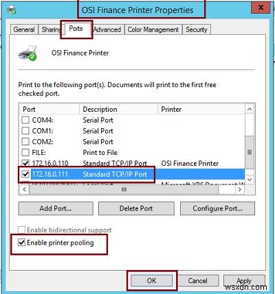 प्रिंटर पूलिंग:विंडोज सर्वर 2012 R2 में प्रिंटर पूल को कैसे कॉन्फ़िगर करें? 
