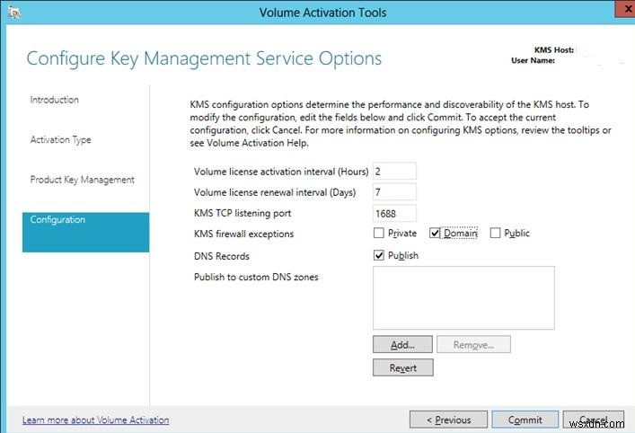 Windows Server 2012 R2 पर KMS सर्वर स्थापित करना 