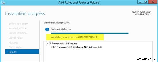 Windows Server 2012 R2 पर .NET Framework 3.5 कैसे स्थापित करें 