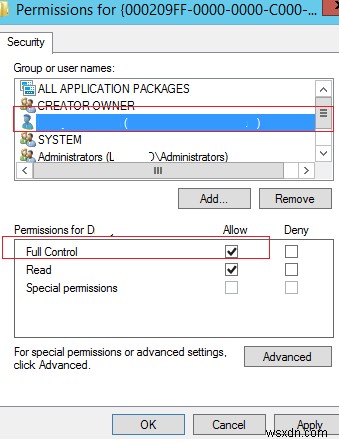 Windows में DistributedCOM त्रुटि 10016:अनुप्रयोग-विशिष्ट अनुमति सेटिंग्स स्थानीय सक्रियण अनुमति नहीं देती हैं 