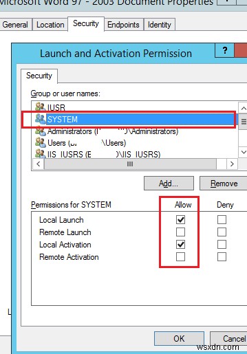 Windows में DistributedCOM त्रुटि 10016:अनुप्रयोग-विशिष्ट अनुमति सेटिंग्स स्थानीय सक्रियण अनुमति नहीं देती हैं 