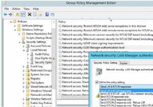 Windows डोमेन में NTLM प्रमाणीकरण को अक्षम कैसे करें? 