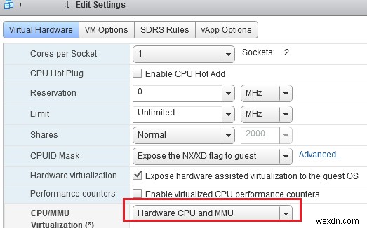 VMWare ESXi के तहत विंडोज 10 वीएम में हाइपर-वी रोल कैसे स्थापित करें? 