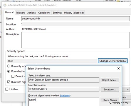 विंडोज 10, 8.1 में स्टार्टअप पर वीएचडी/वीएचडीएक्स फाइल को ऑटो-माउंट करें 