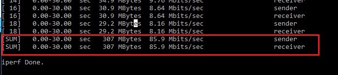 नेटवर्क स्पीड और बैंडविड्थ (थ्रूपुट) का परीक्षण करने के लिए iPerf का उपयोग करना 