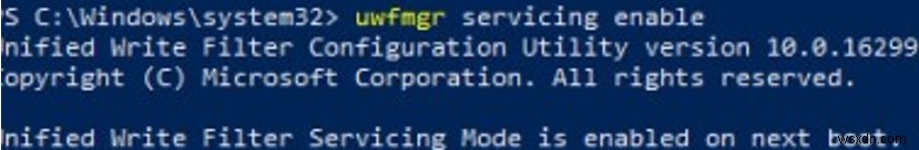 विंडोज 10 पर यूनिफाइड राइट फिल्टर (यूडब्ल्यूएफ) का उपयोग करना 
