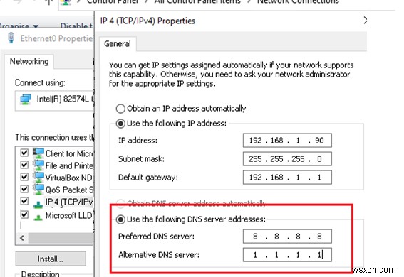 Windows 10 पर HTTPS (DoH) पर DNS सक्षम करना 