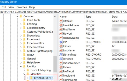 Office 365/2019/2016 त्रुटि:आपके संगठन का एक अन्य खाता पहले से ही कंप्यूटर पर साइन इन है 