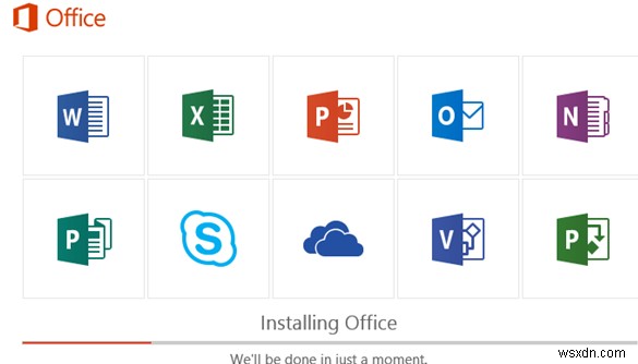 Office 2016/Office 365 में केवल विशिष्ट ऐप्स कैसे स्थापित करें? 