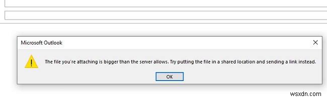 आउटलुक में अटैचमेंट साइज लिमिट कैसे बढ़ाएं? 
