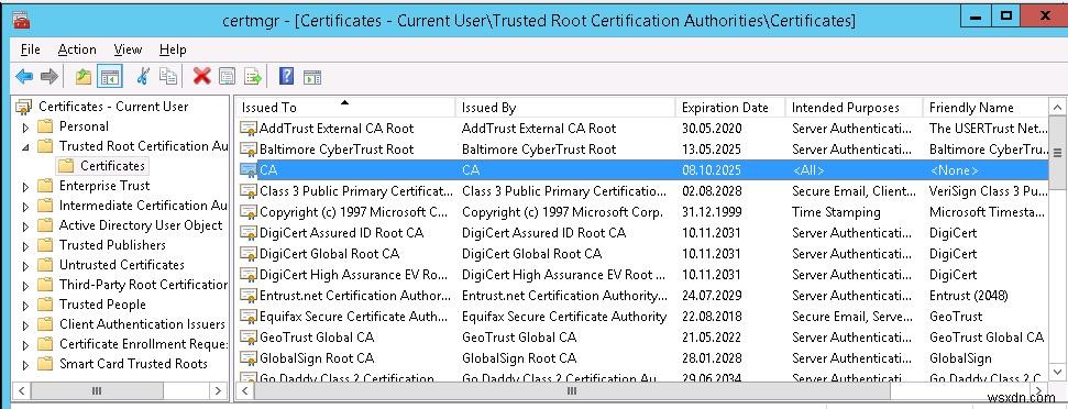 VMWare vCenter स्व-हस्ताक्षरित प्रमाणपत्र चेतावनी को हटाना 