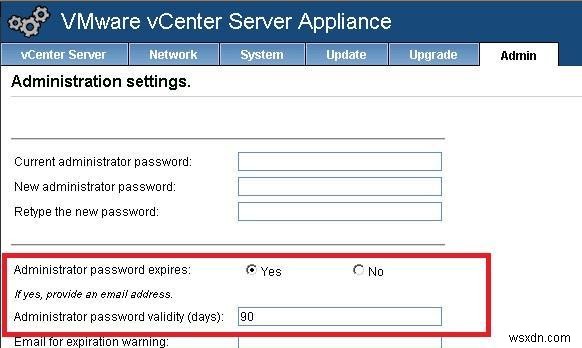 VMware vCenter उपकरण में रूट पासवर्ड कैसे रीसेट करें 