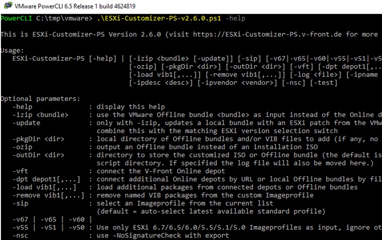 VMWare ESXi 6.7 ISO इमेज में थर्ड-पार्टी ड्राइवर्स जोड़ना 