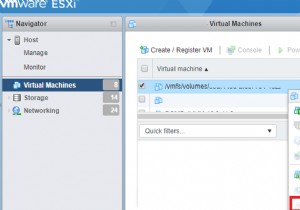 VMWare ESXi . पर वर्चुअल मशीन की अमान्य स्थिति 