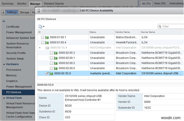 VMWare ESXi से वर्चुअल मशीन में USB डिवाइस पासथ्रू को कॉन्फ़िगर करना 