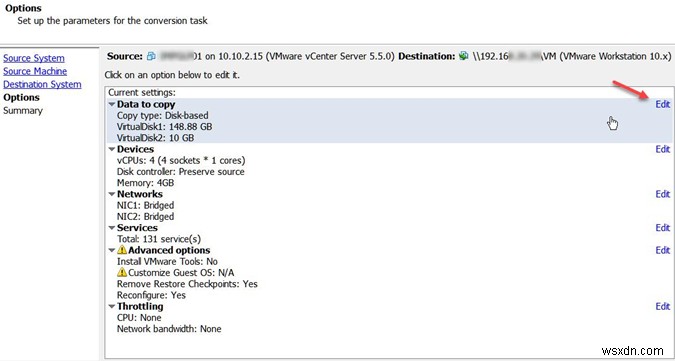 VMWare ESXi . पर VMDK वर्चुअल डिस्क का आकार सिकोड़ना 