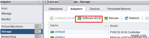 VMware ESXi पर iSCSI डेटास्टोर (LUN) को कॉन्फ़िगर करना 