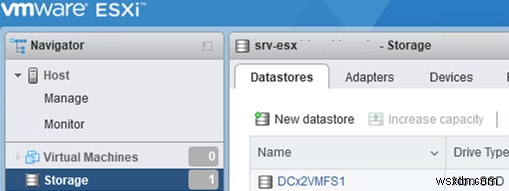 VMware ESXi पर iSCSI डेटास्टोर (LUN) को कॉन्फ़िगर करना 