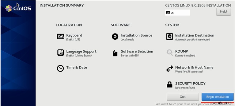 CentOS 8:इंस्टॉलेशन और बेसिक कॉन्फ़िगरेशन गाइड 