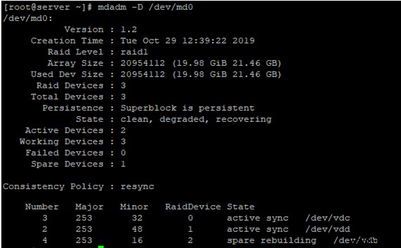 MDADM का उपयोग करके Linux पर सॉफ़्टवेयर RAID को कॉन्फ़िगर करना 