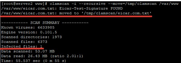 CentOS/RHEL पर क्लैमएवी एंटीवायरस कैसे स्थापित और उपयोग करें? 