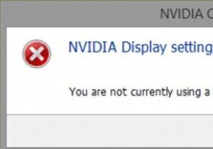 आप वर्तमान में NVIDIA GPU से जुड़े डिस्प्ले का उपयोग नहीं कर रहे हैं [फिक्स्ड] 