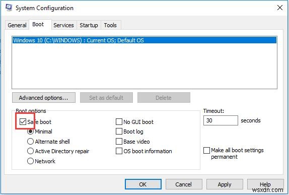 Windows संसाधन सुरक्षा अनुरोधित कार्रवाई नहीं कर सका Windows 10 